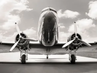 ANONYMOUS - Vintage DC-3 in Air Field