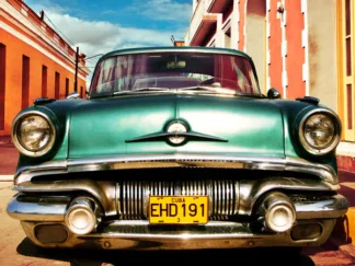 GASOLINE IMAGES - Vintage American Car in Habana, Cuba