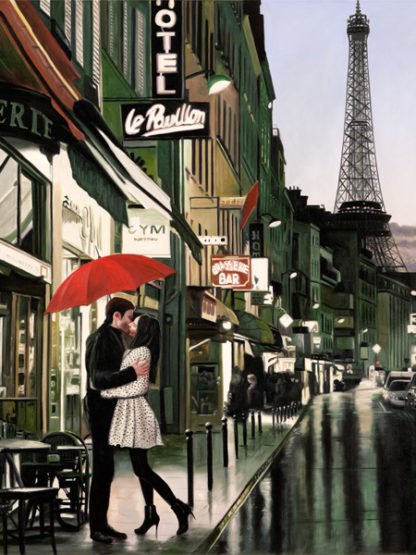 PIERRE BENSON - Romance in Paris (detail)