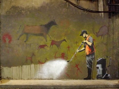 ANONYMOUS - Leake Street, London (Graffiti attributed to Banksy)