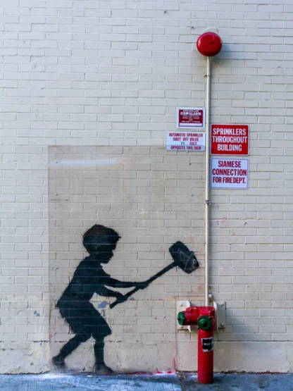 ANONYMOUS - Attributed to Banksy