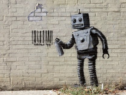 ANONYMOUS - Stillwell Avenue, Coney Island, NYC (Graffiti attributed to Banksy)