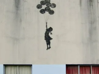 ANONYMOUS (ATTRIBUTED TO BANKSY) - Building in Bristol