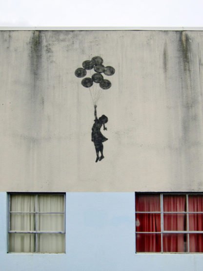 ANONYMOUS (ATTRIBUTED TO BANKSY) - Building in Bristol