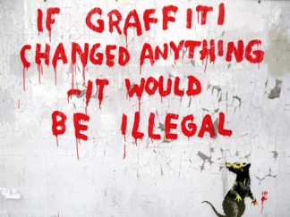 ANONYMOUS - Clipstone Street, London (Graffiti Attributed to Banksy)