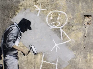 ANONYMOUS - Attributed to Banksy