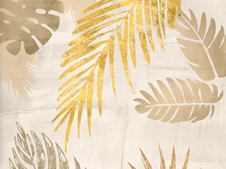EVE C. GRANT - Palm Leaves Gold I