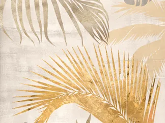 EVE C. GRANT - Palm Leaves Gold II