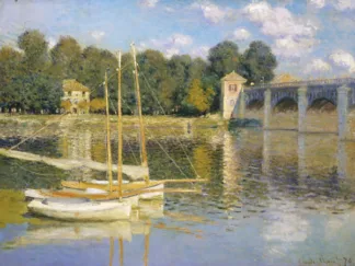 CLAUDE MONET - The Bridge at Argenteuil