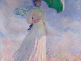 CLAUDE MONET - Woman with a Parasol (Right)