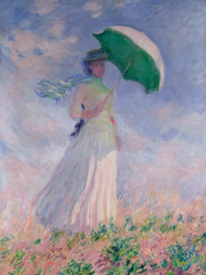 CLAUDE MONET - Woman with a Parasol (Right)