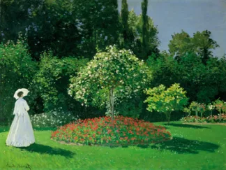 CLAUDE MONET - Young Woman in a Garden