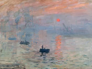 CLAUDE MONET - Impression au Soleil Levant