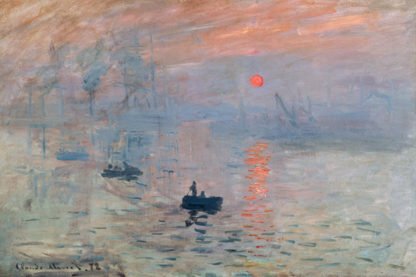 CLAUDE MONET - Impression au Soleil Levant