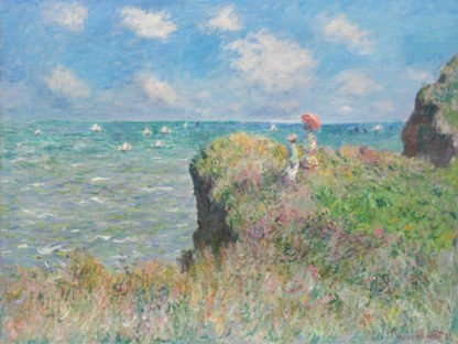 CLAUDE MONET - Cliff Walk at Pourville