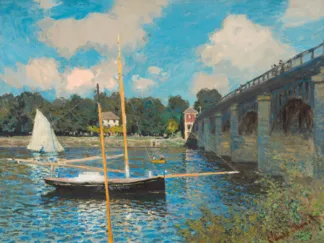 CLAUDE MONET - The Bridge at Argenteuil