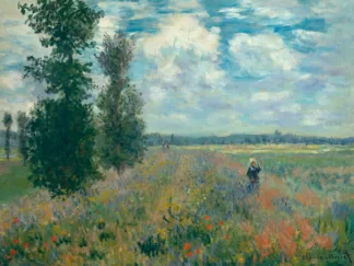 CLAUDE MONET - Poppy Fields near Argenteuil