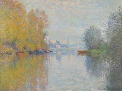 CLAUDE MONET  -Automne sur la Seine, Argenteuil