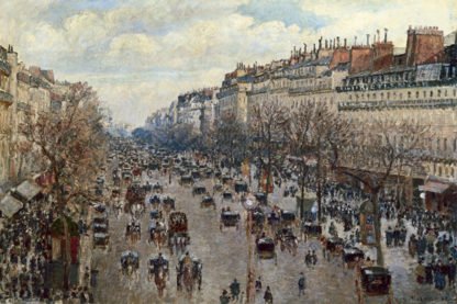 CAMILLE PISSARRO - Boulevard Monmartre à Paris
