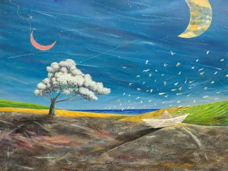 DONATO LAROTONDA - La Grande Luna sta lì a Guardare