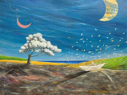 DONATO LAROTONDA - La Grande Luna sta lì a Guardare