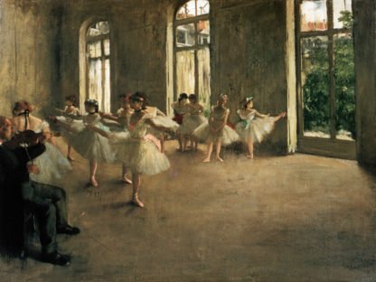 EDGAR DEGAS - The Rehearsal