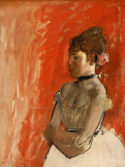 EDGAR DEGAS - Ballet Dancer with Arms Crossed
