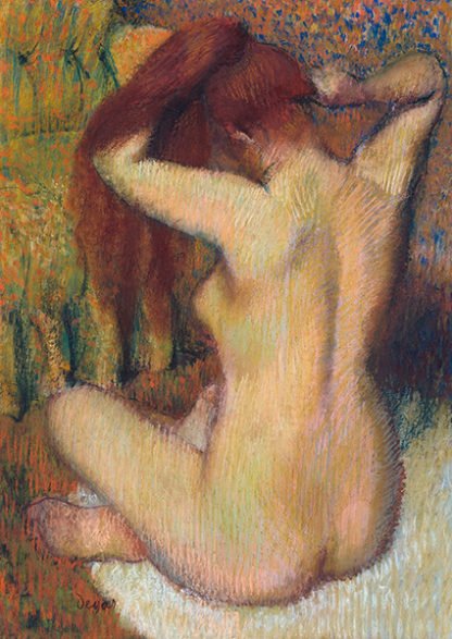 EDGAR DEGAS - Woman Combing her Hair