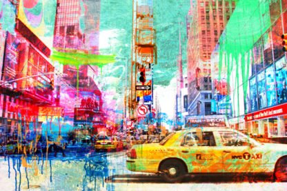 ERIC CHESTIER - Taxis in Times Square 2.0