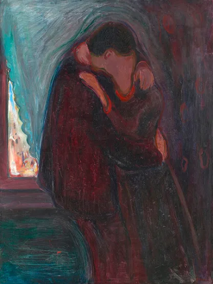 EDVARD MUNCH - The Kiss