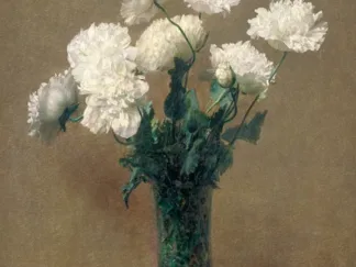 HENRI FANTIN-LATOUR - White Poppies
