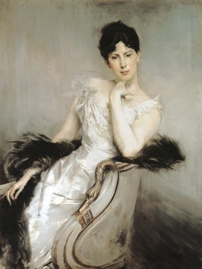 GIOVANNI BOLDINI - Signora in Bianco