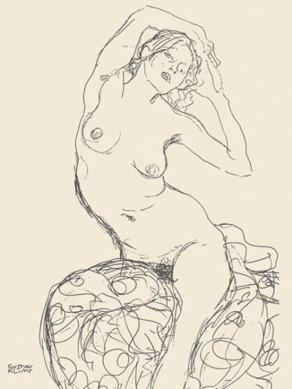 GUSTAV KLIMT - Seated Nude Woman