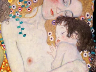 GUSTAV KLIMT - Le Tre Età della Donna (detail)
