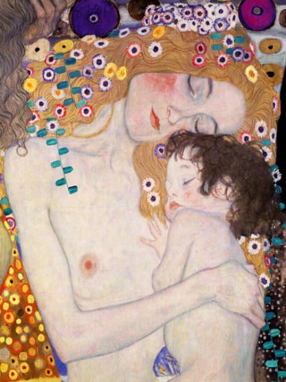 GUSTAV KLIMT - Le Tre Età della Donna (detail)