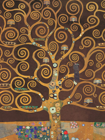 GUSTAV KLIMT - Tree of Life (Brown Variation) (detail)