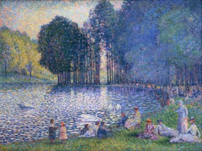 HENRI EDMOND CROSS - The Lake of the Bois de Boulogne