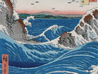 ANDO HIROSHIGE - Naruto Whirlpools, Awa Province
