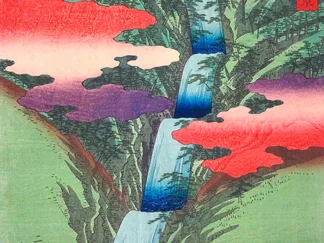 ANDO HIROSHIGE - The Nunobiki Waterfall in Settsu Province