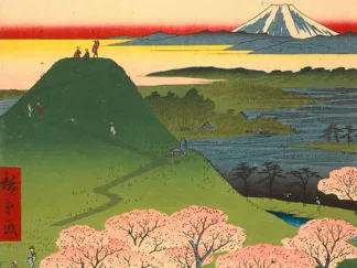 ANDO HIROSHIGE - New Fuji, Meguro