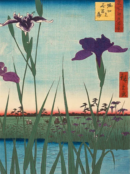 ANDO HIROSHIGE - Iris Garden