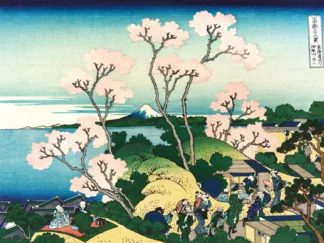 KATSUSHIKA HOKUSAI - Goten-yama Hill, at Shinagawa, circa 1830