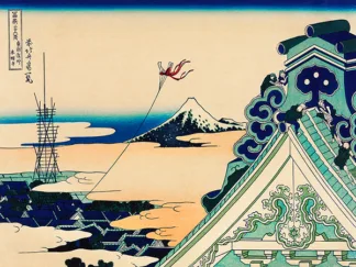 KATSUSHIKA HOKUSAI - Temple at Asakusa in the Eastern Capital