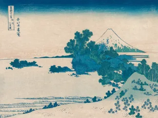KATSUSHIKA HOKUSAI - Seven-Mile Beach in Sagami Province, 1830-1833
