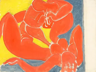 HENRI MATISSE - Nymphe et Faune Rouge