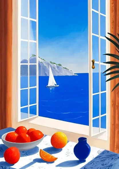 HERNAN NAVARRO - Still Life and Window II