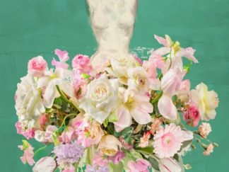 KELLY PARR - Dressed in Flowers I ( Garden Green )