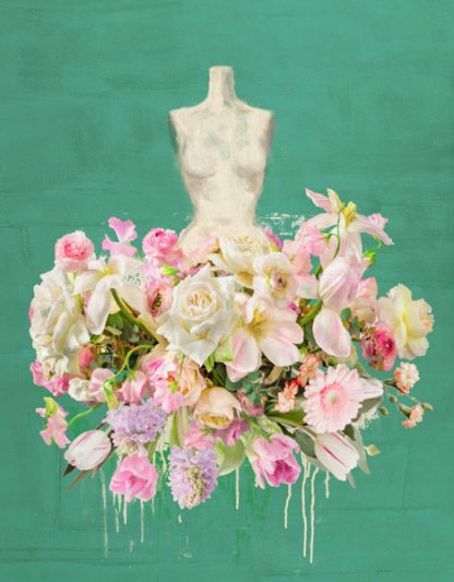 KELLY PARR - Dressed in Flowers I ( Garden Green )
