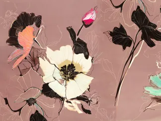 KELLY PARR - Fleurs (Moka)