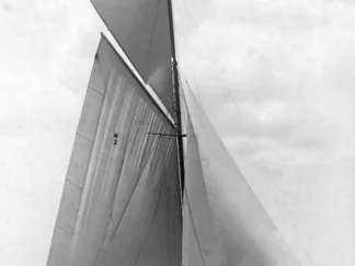 EDWIN LEVICK - The Vanitie During the America's Cup, 1910